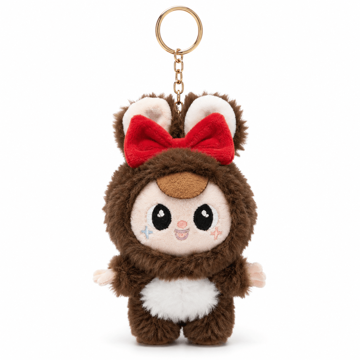 Teddy Bloom Plush Keychain