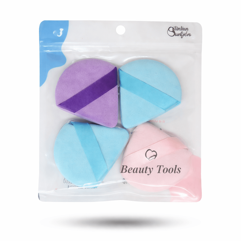 Salifen Beauty Tools Velvet Powder Puff Set