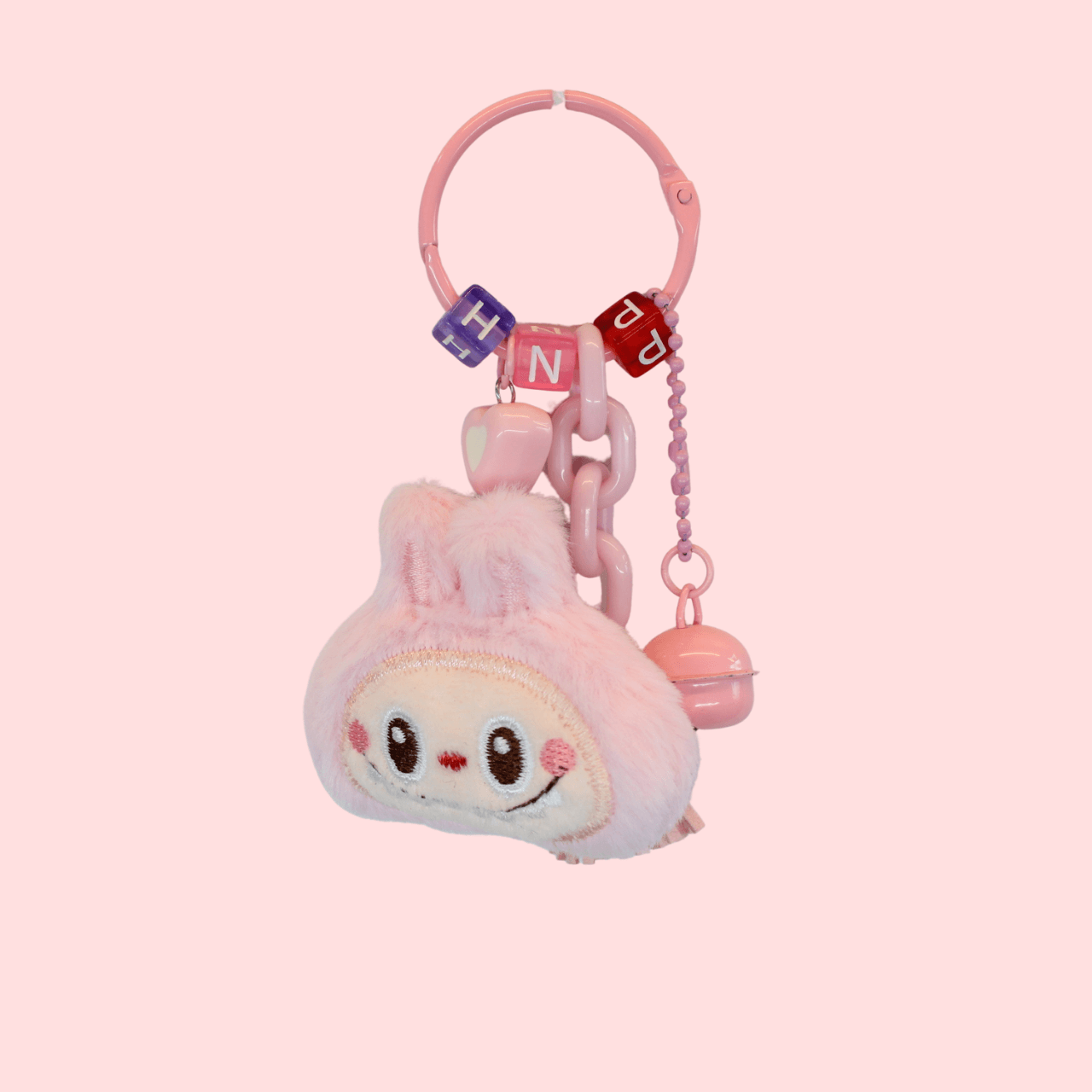 Pink Labubu Head Charms