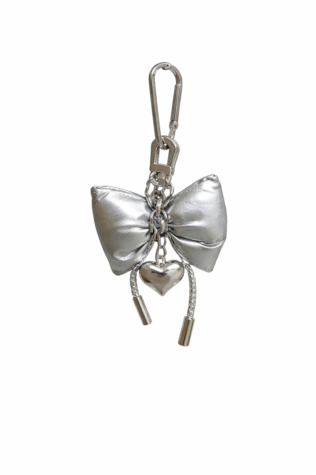 Trendy Leather Bows Heart
