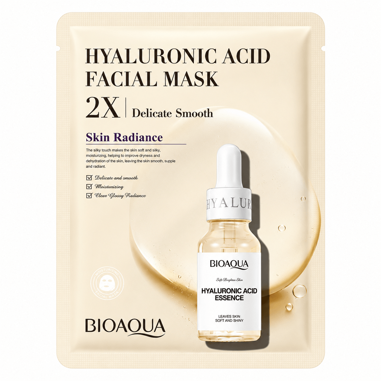 BIOAQUA Hyaluronic Acid Moisturizing Facial Sheet Mask