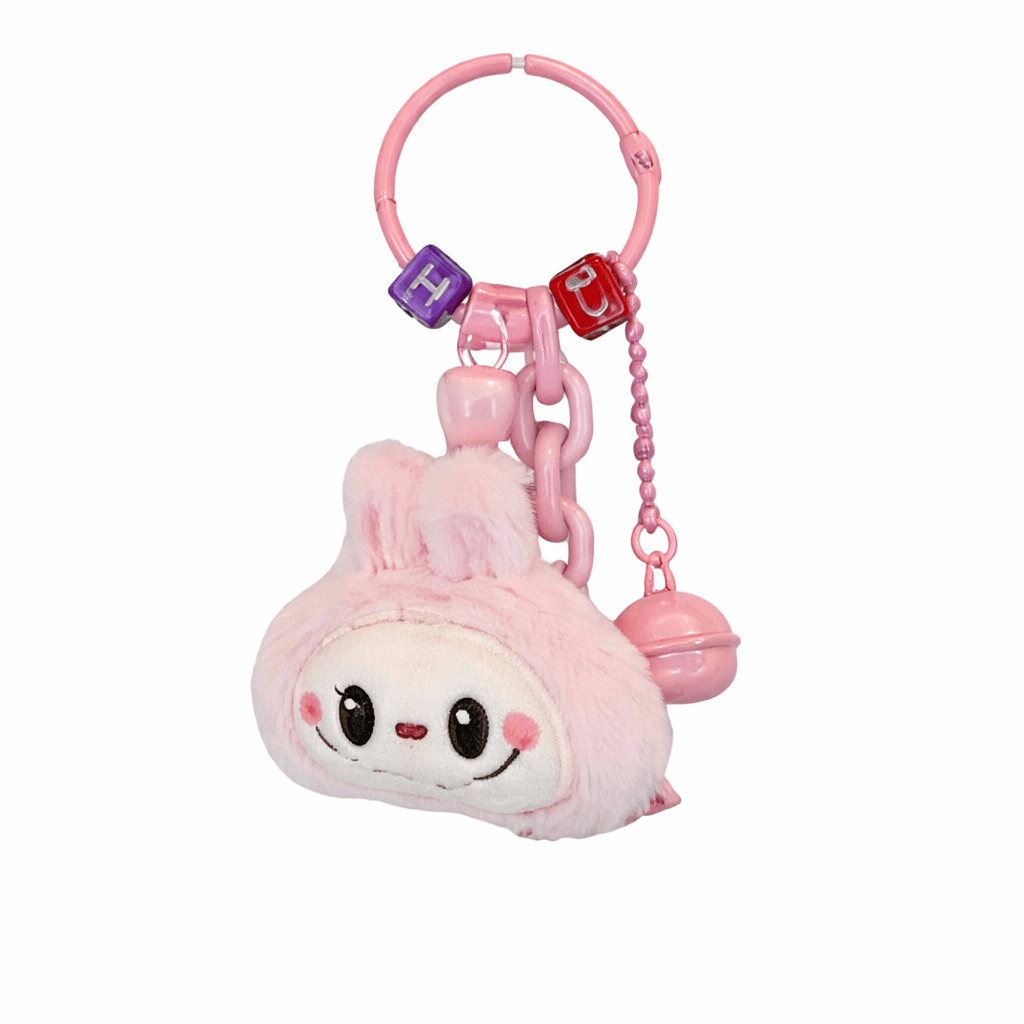 Pink Labubu Head Charms