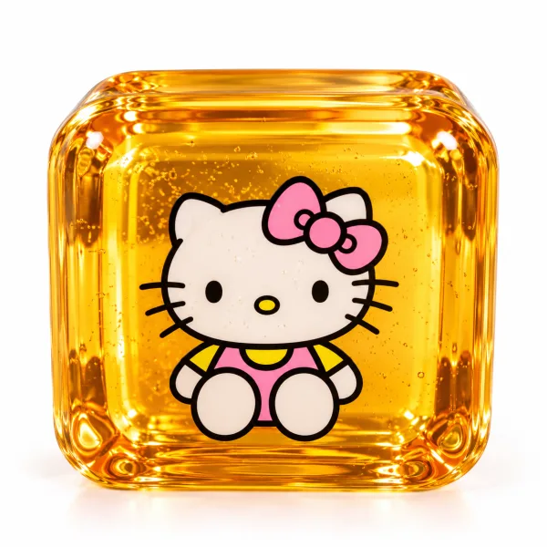 Hello Kitty Blue Nice Cube Squishy Toy