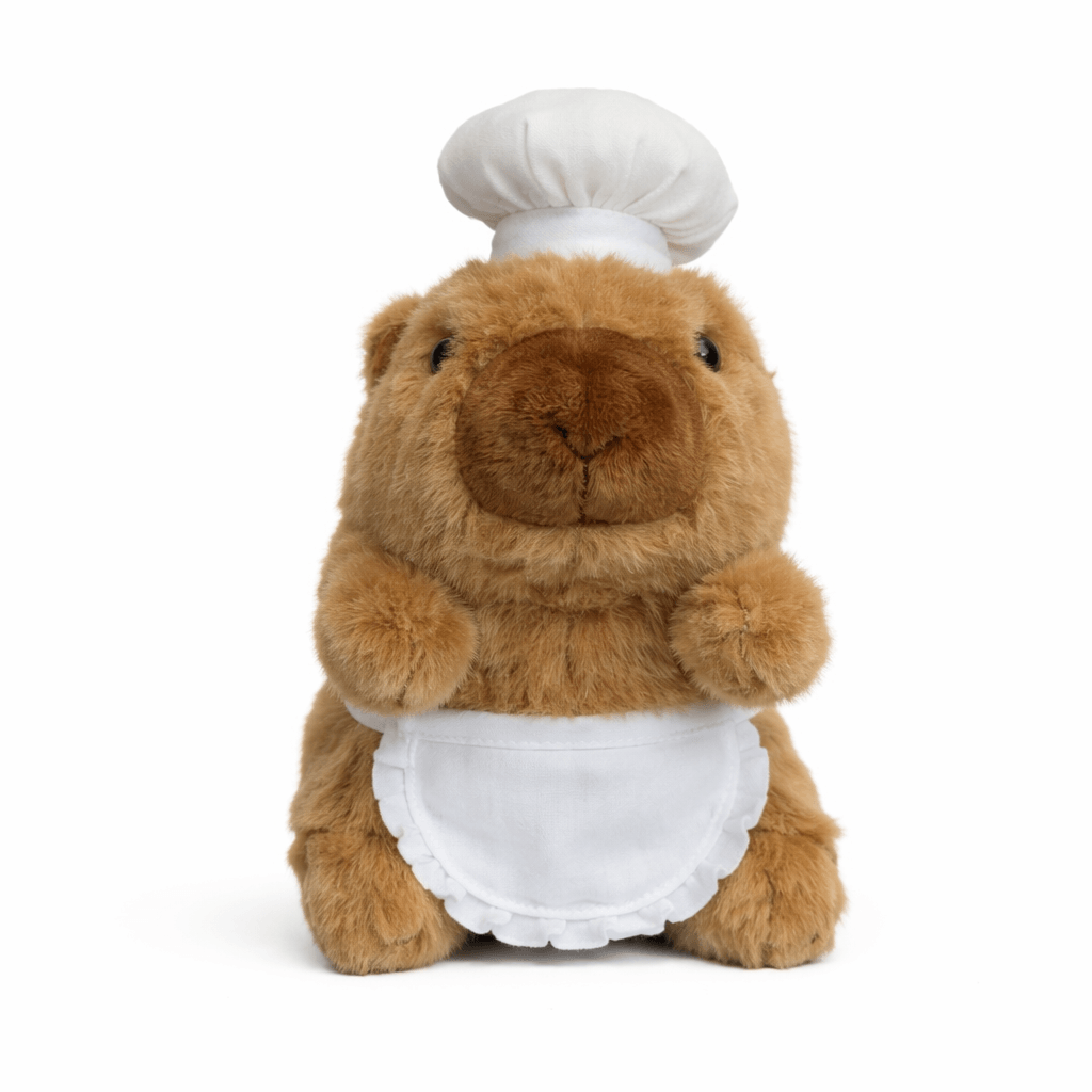 Plush Capybara Chef