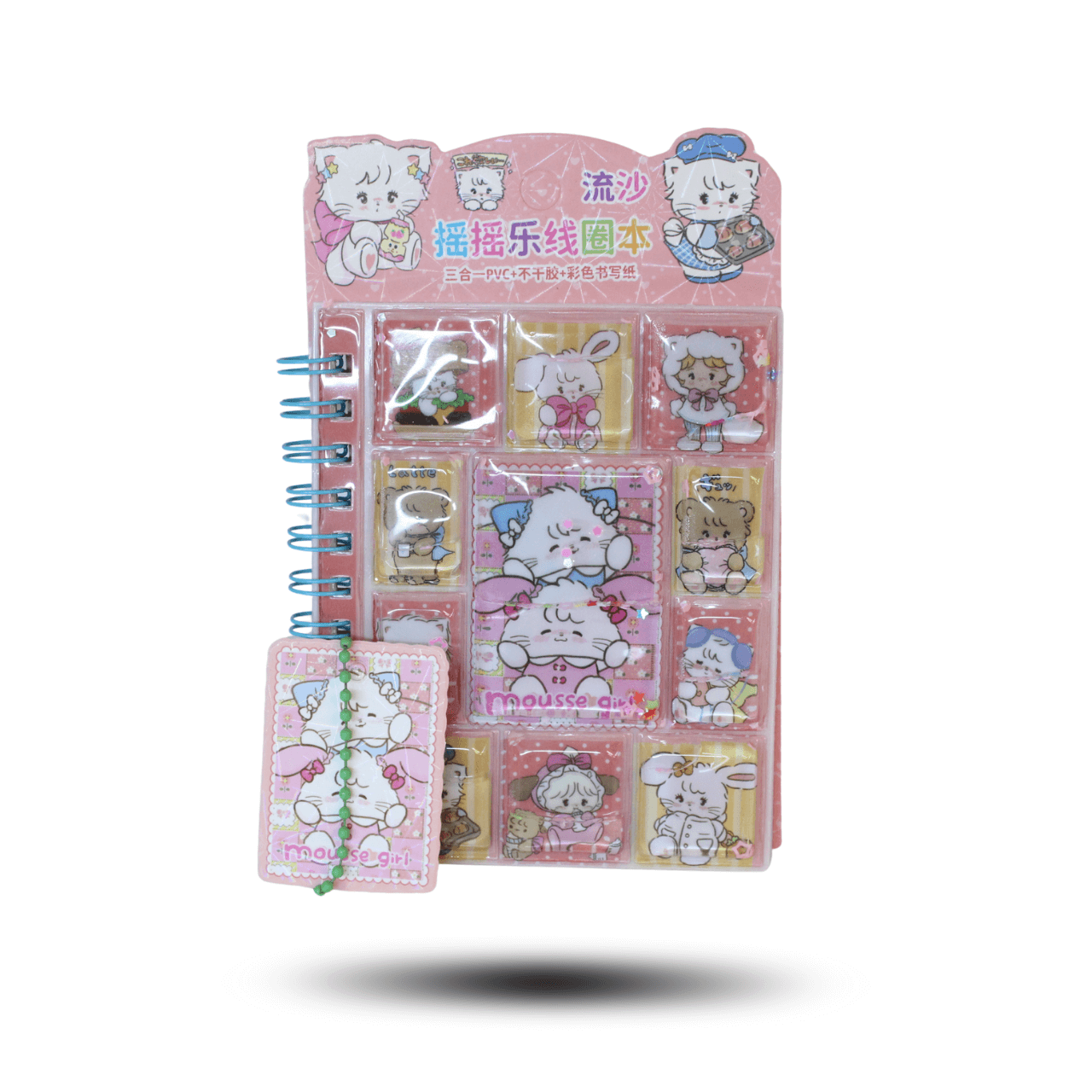 Spiral Notebook with Stickers