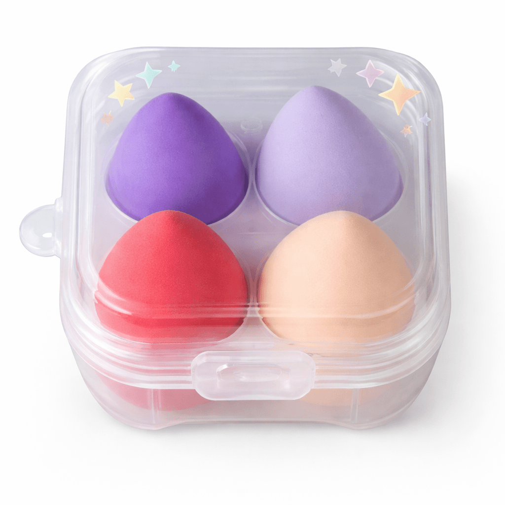 4 Pcs Makeup Sponge set