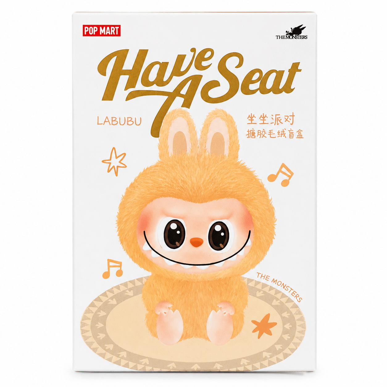 POP MART Labubu The Monsters Have A Seat Vinyl Plush Pendant Blind Box