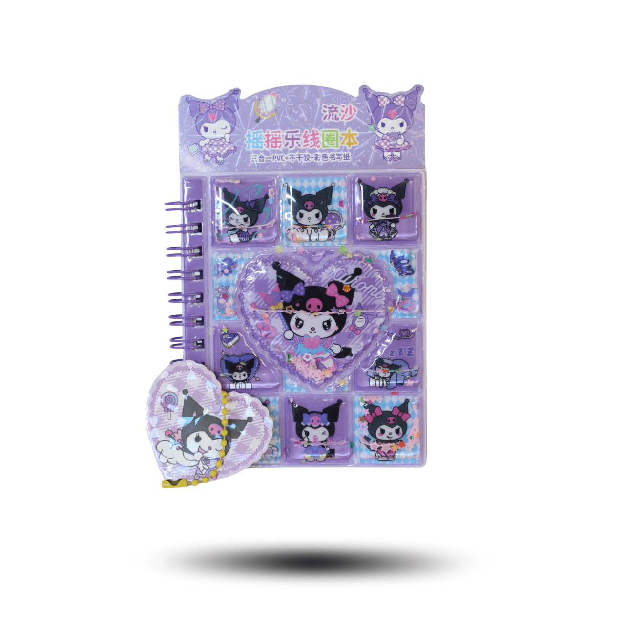 Spiral Notebook with Stickers