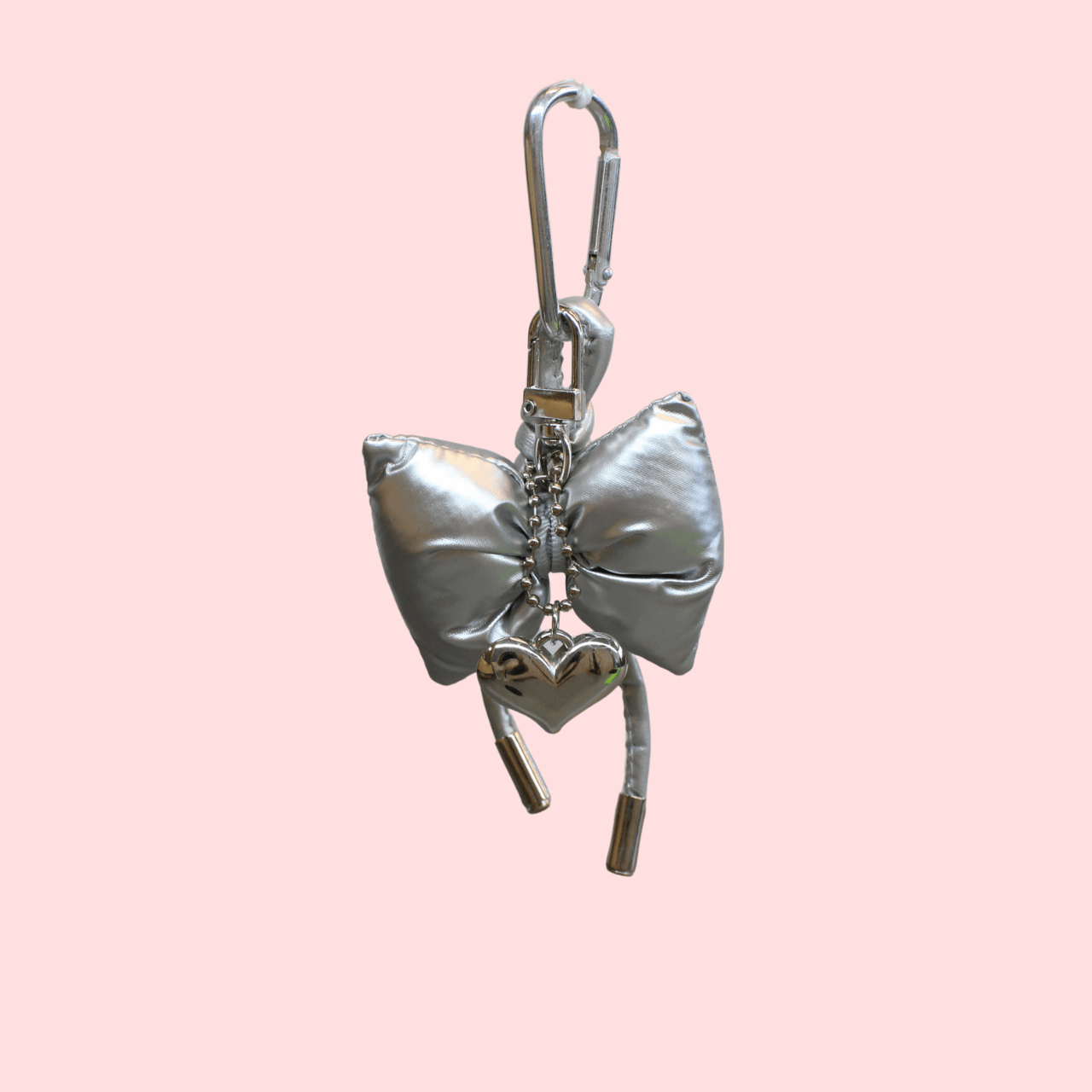Trendy Leather Bows Heart