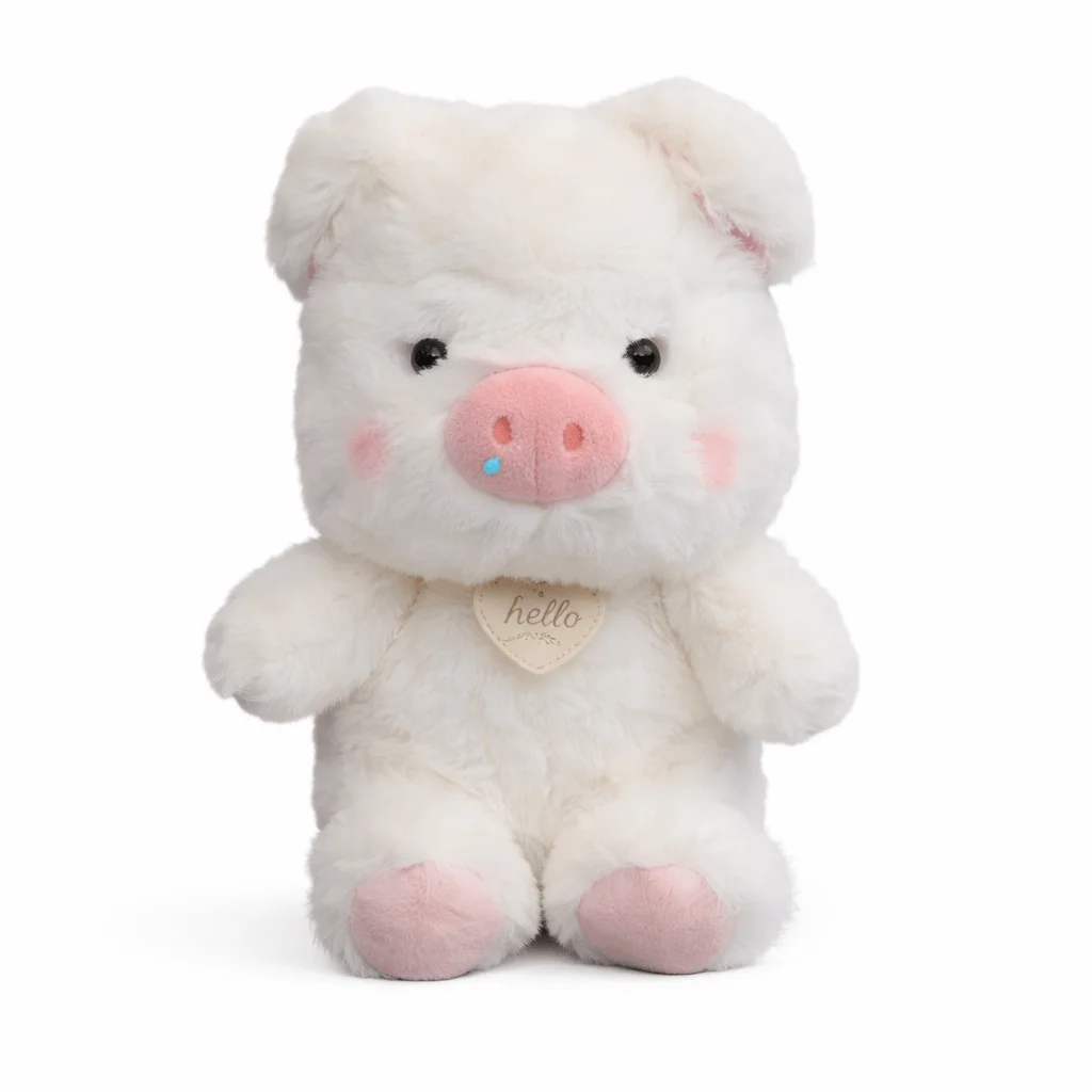 Plush Piggy White