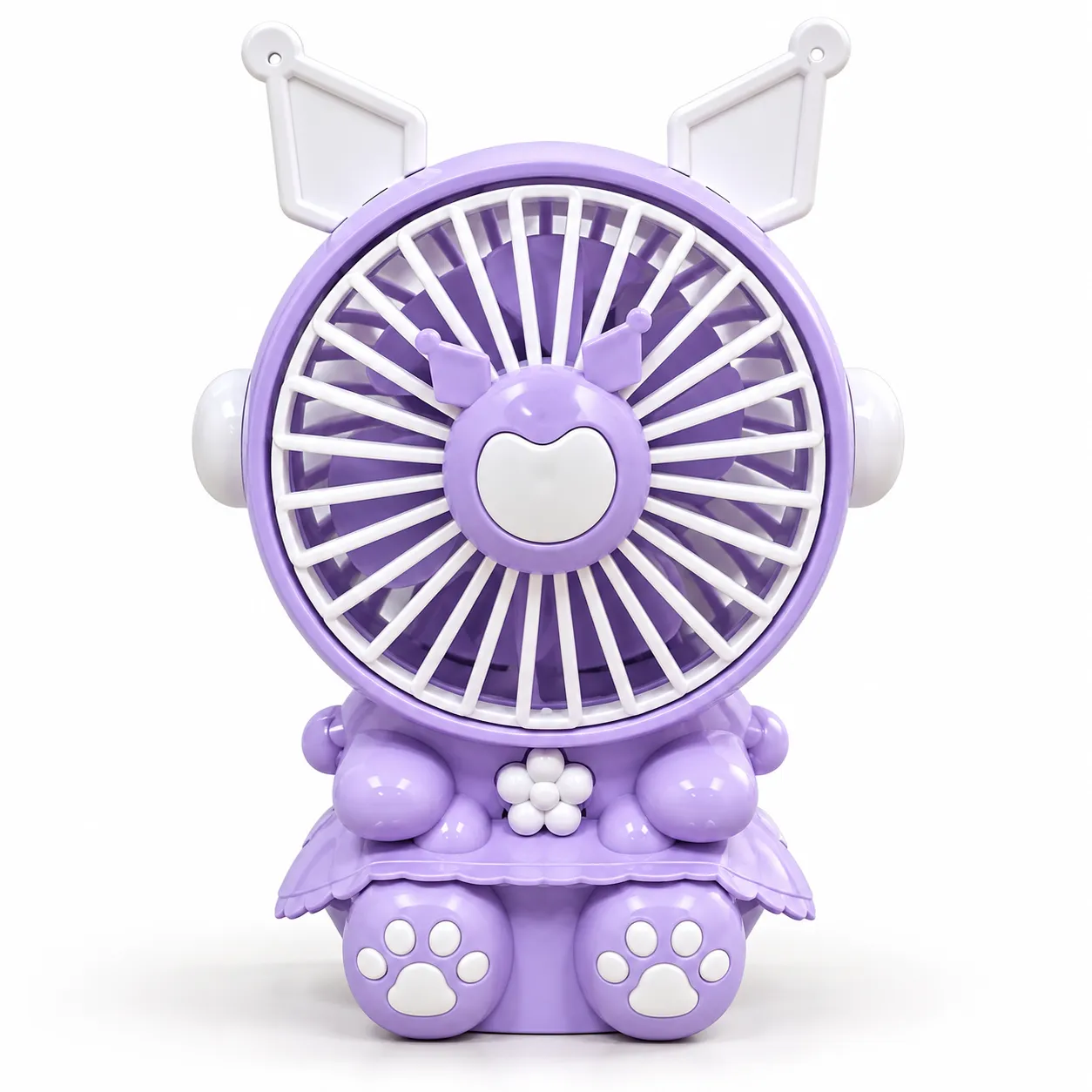 Kawaii Purple Rechargeable Mini Fan