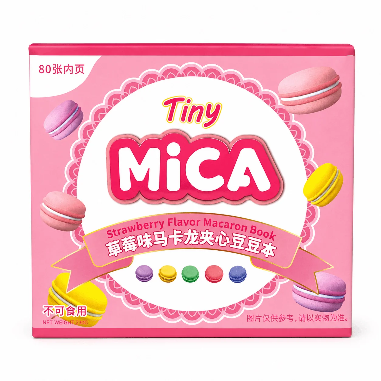 Kawaii Macaron Mini Notebook Cute Pocket Diary