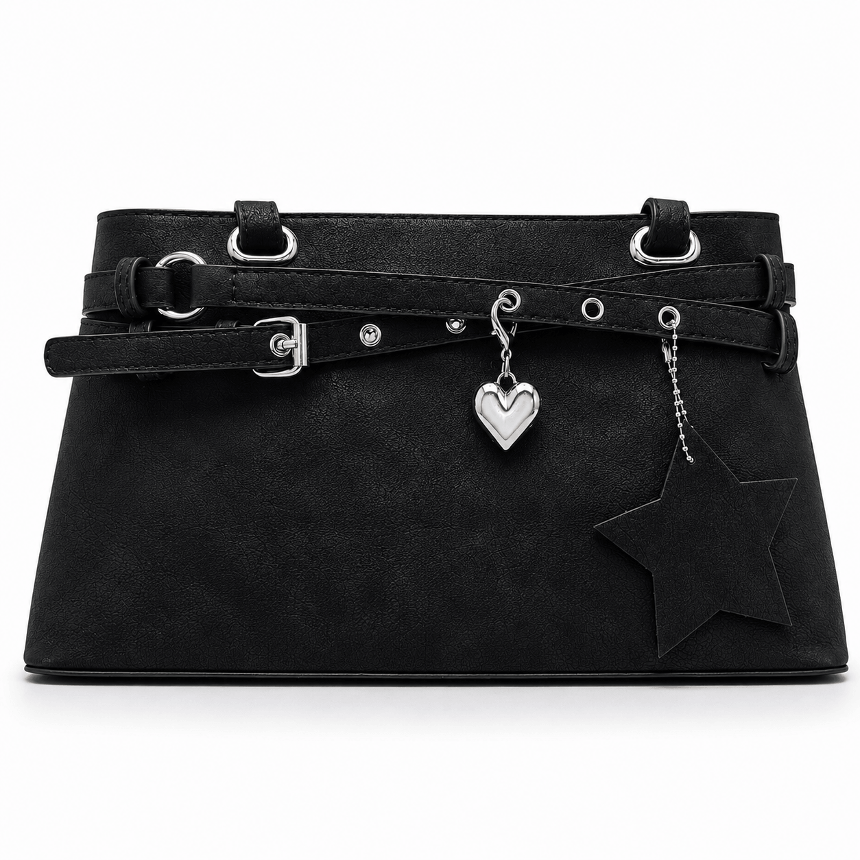 Vintage Espresso Charm Shoulder Bag Premium Collection
