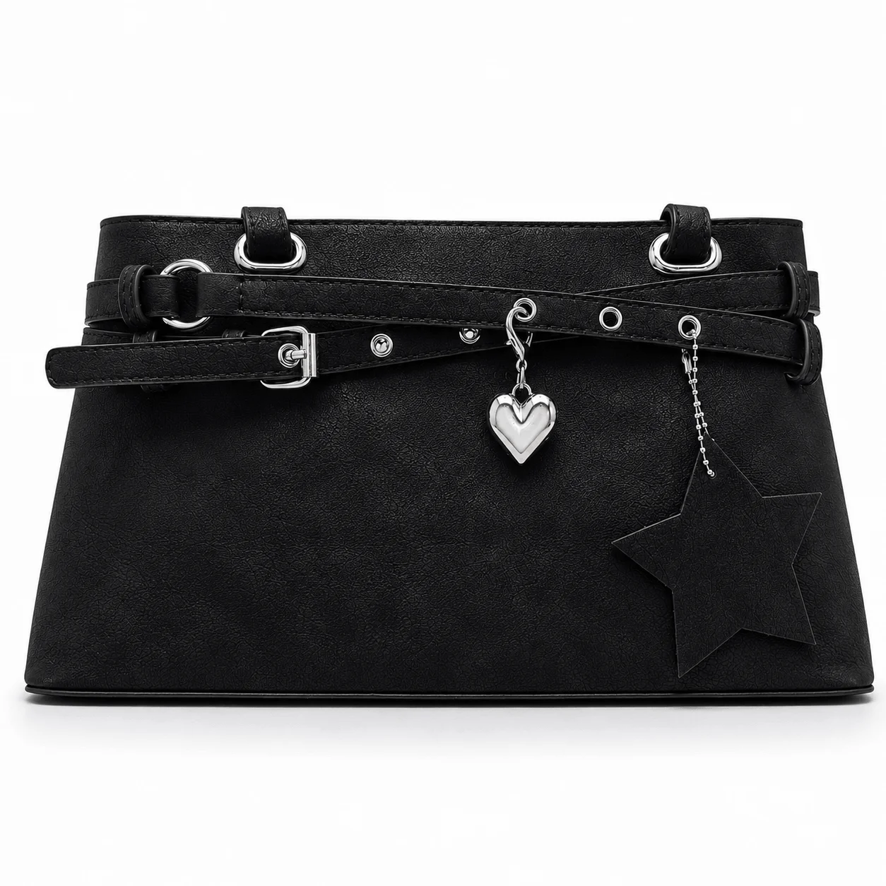 Vintage Espresso Charm Shoulder Bag Premium Collection