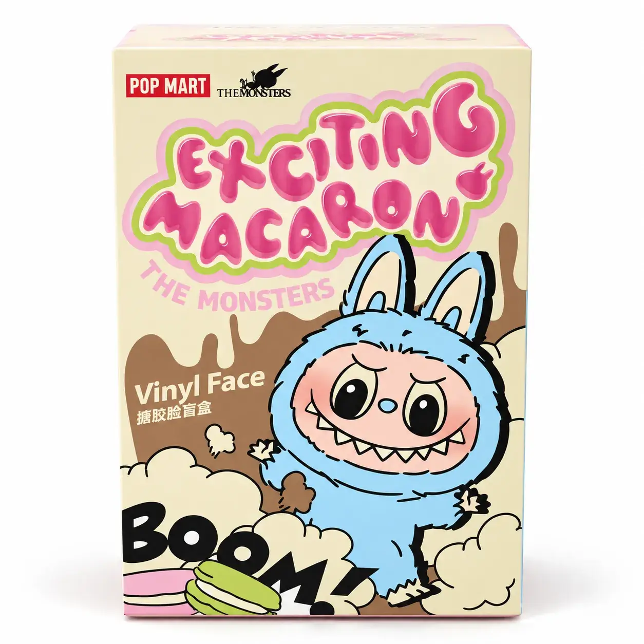 POP MART THE MONSTERS Exciting Macaron Vinyl Face Blind Box