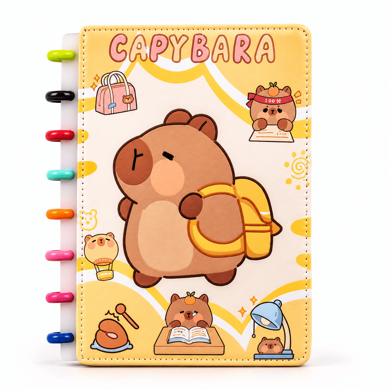 Kawaii Capybara Spiral Notebook