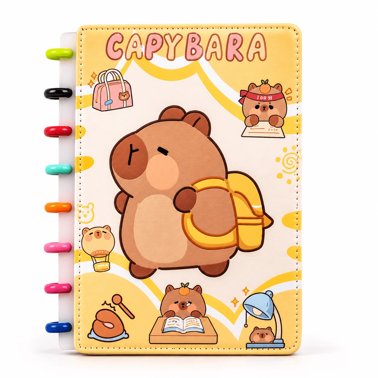 Kawaii Capybara Spiral Notebook