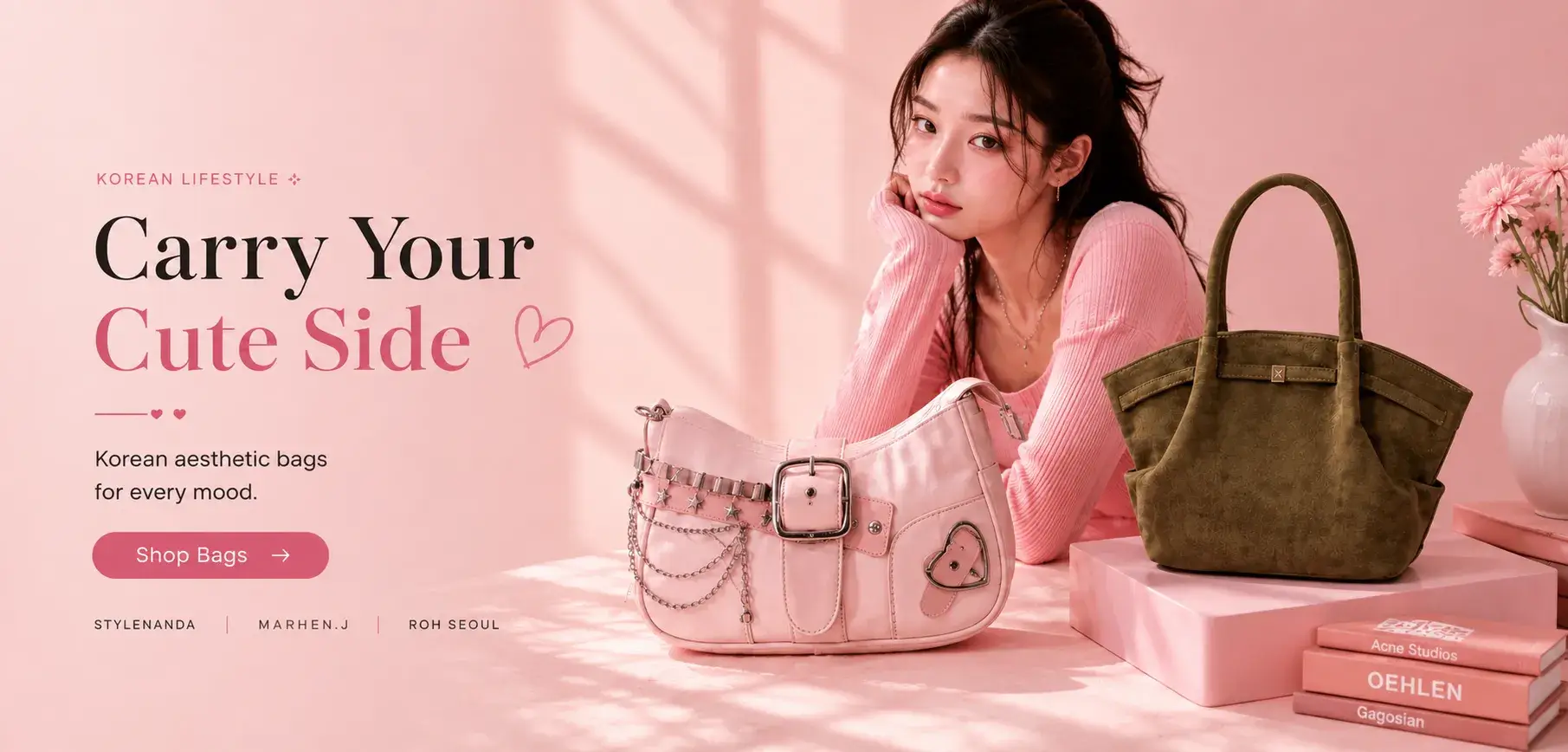 Korean style bags for every mood